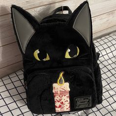 Black Flame Candle, Backpack Brands, Backpack Bag, Disney Halloween, Hocus Pocus