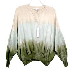 This Adorable Young Fabulous Broke Sweatshirt Is Brand New! It Is A Fun Colorful Ombre Tie Dye. Bust: 46" Length: 24" Feel Free To Ask Any Questions In The Comments Green Drop Shoulder Summer Tops, Soft-washed Long Sleeve Sweatshirt For Summer, Long Sleeve Soft-washed Summer Sweatshirt, Soft-washed Long Sleeve Summer Sweatshirt, Summer Cotton Sweatshirt, Cotton Summer Sweatshirt, Green Relaxed Fit Sweatshirt For Summer, Green Drop Shoulder Tops For Spring, Green Drop Shoulder Spring Top