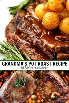 the cover of grandma's pot roast recipe