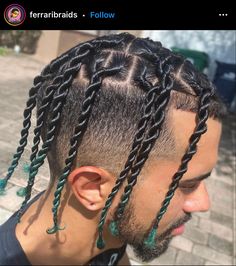 Mixed Boys Haircuts, Mixed Men, Mixed Boys, Hair Types Men, Rope Twists, Men Cornrows