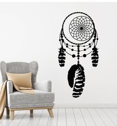 -Our wall decals are made of one of the best in industry vinyls - Oracal 651, which is perfect for INDOOR/OUTDOOR use and will last at least up to 5 years, this type of quality you won`t find in other shops.-Our handling time is only 24 hours or less, so you will get your decal in really short time.-We make our decals on demand, so your decal will be unique and special.-Wallstickers4you is our family business, we are proud to make great products and we care about our reputation-If you have any i Dream Catcher Bedroom, Decoration Stickers, Oracal 651, Bedroom Decoration, S 10, Dream Bedroom, Good Sleep, Vinyl Wall Decals, Vinyl Wall