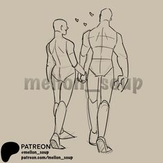 two men standing next to each other holding hands