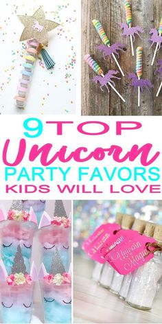 the top unicorn party favors for kids will love