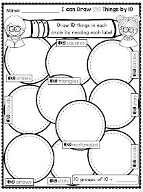 a worksheet for reading the words i can draw things by 10 with pictures