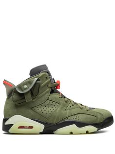 Jordan x Travis Scott Air Jordan 6 Retro "Cactus Jack" Sneakers - Farfetch Cactus Jack Sneakers, Cactus Jack Shoes, Air Jordan 6 Travis Scott, Jordan 6 Travis Scott, Travis Scott Sneakers, Jordan Travis Scott, Cactus Jack Travis Scott, Yeezy 750, Jordan Retro 6