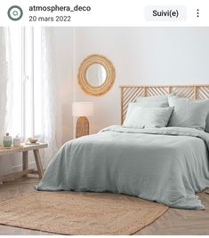 an image of a bedroom setting with bed linens