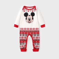 Celebrate Christmas in style with our officially licensed Disney matching outfits, featuring festive elements and IP character prints.
*Product features: Matching outfits for parent and child 
*Fabric characteristics: 100% polyester, 280G 
*Piece of product: One sweater or jumpsuit included 
*Neckline: Round 
*Sleeves: Long 
*Style: Christmas-themed, with IP character prints 
*Fit: Regular 
*Length: Standard Mickey And Friends Christmas, Character Prints, Comfy Blouse, Family Matching Christmas, Family Pajama Sets, Comfy Jumpsuits, Solid Color Sweater, Friends Christmas, Matching Sweaters