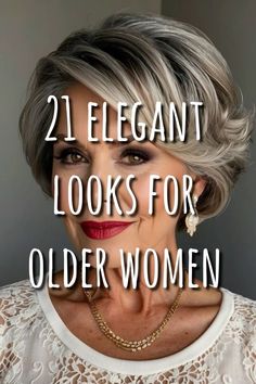 21 elegant looks for older women Older Lady Hair Styles, Chic Short Haircuts, Hair Mistakes, Haircut Curly, Wolfcut Haircut, Long Wolfcut, Edgy Short Hair, Bob Hairstyles For Fine Hair, Summer Dresses For Wedding Guest