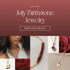 Permission to get in your feels, July babies! The birthstone for July is the timeless ruby, believed to inspire creativity and passion in the one wearing it. Jewelry Ruby, July Baby, July Birthstone Jewelry, Inspire Creativity, Ruby Jewelry, July Birthstone