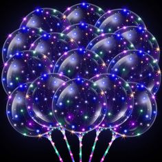 PRICES MAY VARY. Glowing Party Supplies: the package comes with 50 pieces 20 inches transparent light balloons, 50 balloon sticks in 13.78 inches/ 35 cm and 50 ED string lights powered by 2 AA batteries, which are not included; They are nice combinations for your parties and lighten up the atmosphere, easily satisfying your decorative and use needs Way to Use: these transparent balloons with lights should be stretched horizontally and vertically 2 or 3 times before inflation if you want to make Glow Balloons, Glow Stick Balloons, Bobo Balloons, Light Up Balloons, Balloon Glow, 50 Balloons, Transparent Balloons, Led Balloons, Balloon Lights