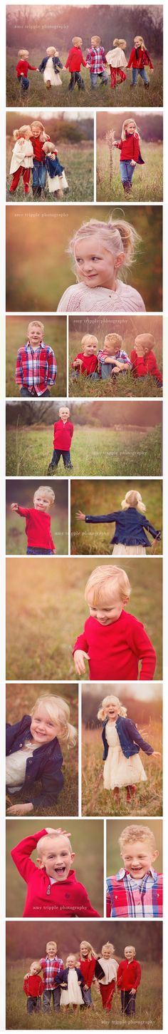 multiple images of people in red and blue clothing