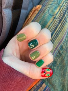 Gel nails I did of the very hungry caterpillar! 🐛 The Very Hungry Caterpillar Nails, Hungry Caterpillar Nails, Caterpillar Tattoo, The Hungry Caterpillar, The Very Hungry Caterpillar, Very Hungry Caterpillar, Very Hungry, Hungry Caterpillar, Nails Inspo