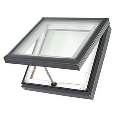 the skylight is open and ready to be used for lighting up into the room