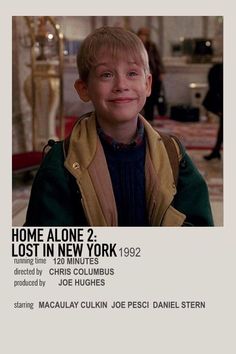 the poster for home alone 2 lost in new york