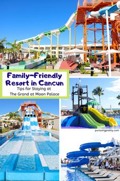 family - friendly resort in cancun the grand at moon palace with slides and water park