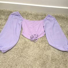 I’ve Never Worn This Shirt, I Bought It From Amazon A Few Months Ago. Cropped Shirt, Crop Shirt, Shirt Color, Color Purple, Outfit Ideas, Lavender, Womens Tops, Crop Tops, Purple