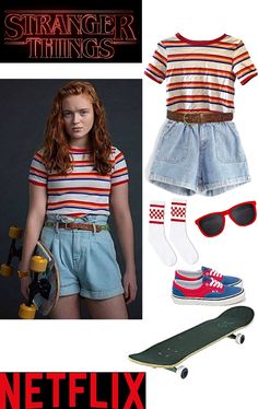 Stranger Things 3 Outfits, Stranger Thing Inspired Outfit, Outfit Ideas Stranger Things, Stranger Thing Outfits, Stranger Things Outfits Inspiration, Stranger Things Inspired Outfits 80s, 80s Outfits Stranger Things, Stranger Things Fits, Outfits Inspired By Stranger Things