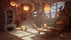 Wizard Room, Old Wizard, Concept Environment, Stylized Environment, Pirate Room, Vis Dev, Location Inspiration, Old Room