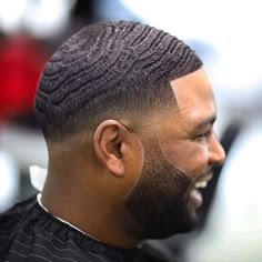 180 Waves Men Fade, Drop Fade Waves, Drop Fade Long Hair, Tapered Haircut Black, Black Fade Haircut, Black Man Haircut Fade, Boys Fade Haircut