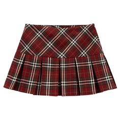 Red Plaid Pleated Skirt This Red Plaid Pleated Skirt is a timeless addition to your wardrobe. The classic red plaid pattern paired with the stylish pleated design makes for a versatile and fashion-forward piece. As comfortable as it is stylish, this skirt will effortlessly elevate any outfit. Perfect for both casual and formal occasions. Size:S: Waist: 66cm/ 26.0 in, Hips: 82cm/ 32.3 in, Length: 30cm/ 11.8 inM: Waist: 70cm/ 27.6 in, Hips: 86cm/ 33.9 in, Length: 31cm/ 12.2 inL: Waist: 74cm/ 29.1 Dark Academia Clothing, Red Plaid Skirt, Y2k Summer Outfits, Aesthetic Clothing Stores, Style Kawaii, Preppy Plaid, Plaid Pleated Skirt, Cottagecore Fashion, Skirt Y2k