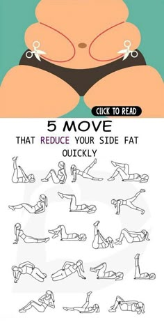 Exercises For Side Fat, Side Fat Workout, Stomach Exercise, Belly Challenge, Lose Lower Belly, Lose Lower Belly Fat, Bridge Pose, Effective Exercises, Lower Belly Fat