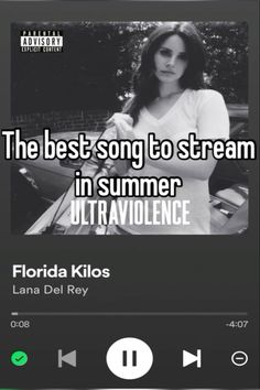 the best song to stream is in summer