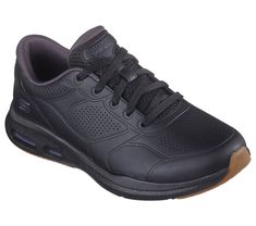 Stay elevated with an air of comfort and style in Skechers Relaxed Fit Skech-Air Edge 2.0 - City Bound. This lace-up features a debossed leather upper, Skechers Air-Cooled Memory Foam comfort insole and a visible Skech-Air air-cushioned midsole. | Skechers Women's Relaxed Fit: Skech-Air Edge 2.0 - City Bound Sneaker | Medium Width | Skechers Air-Cooled Memory Foam cushioned comfort insole | Skech-Air visible air-cushioned midsole | Relaxed Fit for a roomy comfort fit at toe and forefoot | Lace-u Cold Weather Hats, Skechers Relaxed Fit, Air Air, Wide Shoes, Skechers Women, Slipper Sandals, School Shoes, Slipper Boots, Shoes Trainers