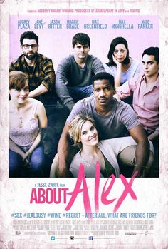 a movie poster for about alex