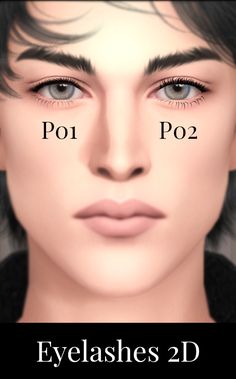 an image of a woman's face with the words poi po2 on it