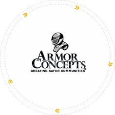 the logo for armor concept's creating safer communities