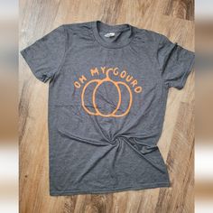 I Have 2 Of These Available In Small, 2 In Medium And One In Xl. Price Is For Each. These Are Leftover Inventory From When I Had A Boutique Area Inside A Retail Location That I Closed Due To Having A Micro Preemie I Have Other Fall And Christmas Designs I'll Be Listing As Well. Fall And Christmas, Oh My Gourd, Micro Preemie, Football Mom Shirts, Sisters Funny, Small Town Girl, Fall Tee, Blue Island, Embroidered Shorts