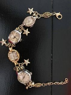 Vintage Star Jewelry, Watches Aesthetic Vintage, Vintage Handmade Jewelry, Vintage Watch Bracelet, Cool Etsy Finds, Vintage Shopping Aesthetic, Watch Aesthetic Vintage, Vintage Watch Aesthetic, Watches Aesthetic