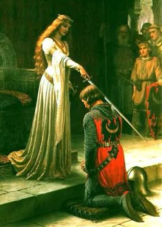 Edmund Blair Leighton, The Accolade, Eleanor Of Aquitaine, Pre Raphaelite Paintings