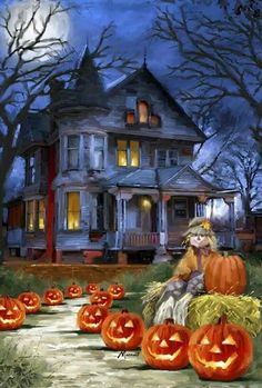 Oooooo......                                                       … Pumpkin House, Spooky House