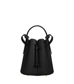 Polène | Bag - Numéro Huit Mini - Black Stylish Celebrities, Fashion World, Day Bag, The Red Carpet, Leather Items, Pearl Drop Earrings, Chandelier Earrings, Diamond Studs, High Quality Leather