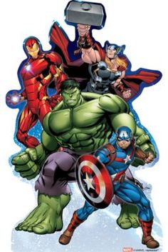 an image of the avengers and captain america characters