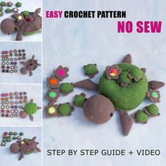 crochet pattern no sew easy to make stuffed animals and toys for children