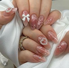 Sophisticated Nails, Quick Nail Art, Cute Pink Nails, Hello Nails, Romantic Nails, Glam Chic, Glamorous Nails