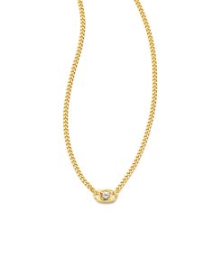 The Delaney 18k Gold Vermeil Curb Chain Pendant Necklace in White Sapphire is giving edge and elegance in perfect harmony. With its bold curb chain links and striking stone pendant at the center, this necklace makes for a bold addition to your stack. Metal 18k Yellow Gold Vermeil What is Vermeil? Vermeil (that’s pronounced ver-may) is a gold plating technique that dates back to the 19th century. While other jewelers plate over less durable metals, our vermeil starts with a Sterling Silver base a Fine Necklace, Plating Techniques, Chain Links, Perfect Harmony, Green Onyx, Chain Pendant, White Sapphire, Stone Pendant, Curb Chain