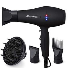 Blow Dryer With Diffuser, Afro Comb, Blow Dryer Diffuser, Motor Works, Hair Routines