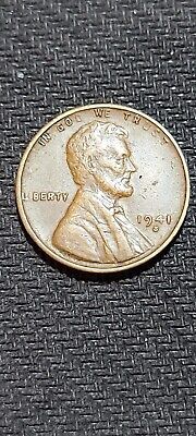 1941 S Wheat Penny One Cent Coin - The "L" and "I" in Liberty is messed up.  The "L" is faint on coin and the "I" on the coin is not  there.  The "S" in the mint mark looks like a "S" over the "D".  On the backside there are a few strike errors.<br><br> Paper Money, Money