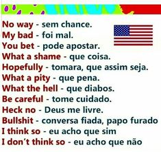 an american flag with the words in different languages