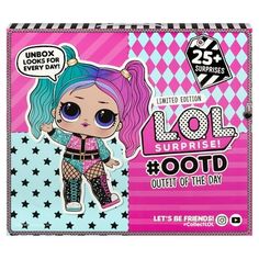 Tricksta B.B. luvs to make all her BFFs laugh, but she never jokes about fashion. With bold, mix & match looks, she's solving the riddle of looking fierce.Unbox 25+ surprises with L.O.L. Surprise! Advent Calendar. Includes an exclusive L.O.L. Surprise! Doll, Tricksta B.B., who is ready to mix it up with fierce mix & match looks. Pull up to pop up the new 3-tier packaging, then follow the numbers to unbox Tricksta B.B., her fashions, her shoes, and her accessories with bold patterns that make her Advent Calendars For Kids, Kids Calendar, Lol Dolls, Christmas Countdown, Ootd Outfit, Peppa Pig, Doll Making, Surprise Gifts, Toys For Girls