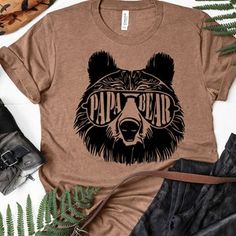 I'm the Dad Go Ask Mom I'm the Mom Because I Said So | Etsy Papa Bear Shirt, Bar Shirt, Papa Shirts, Papa Shirt, Funny Dad Shirts, Father's Day T Shirts, Bear Shirt