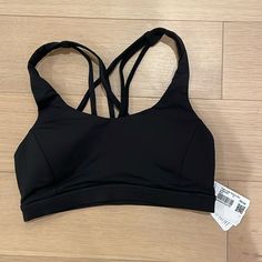 Brand New, With Tags, Black Lulu Sports Bra! Lulu Lemon Sports Bras, Black Sports Bras, Cute Sports Bras, Lulu Sports Bra, Sport Fits, Cute Sports Bra, Lululemon Free, Xmas List, Poshmark Finds