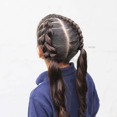 Hairstyles | Hair Ideas | Hairstyles Ideas | Braided Hair | Braided Hairstyles | Braids for Girls | Braids for Little Girls | Toddler Hairstyles | Toddler Hair Ideas | Braids Gymnastic Hairstyles For Meets, Cute Gymnastics Hairstyles For Meets, Dutch Braid Gymnastics, Simple Gymnastics Meet Hair, French Braid Gymnastics Hair