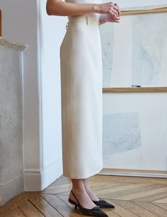 Nia White Maxi Skirt-BESTSELLER Long Skirt Suits, White Maxi Skirt, Pixie Market, Summer Shopping, White Maxi Skirts, White Suit, Skirt Belt, White Maxi, Outfit Goals