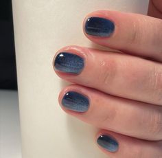 Art Deco Nails, Simple Gel Nails, Blush Nails, Nail Art Ombre, Cat Eye Nails, Nail Polish Designs, Dream Nails, Chic Nails