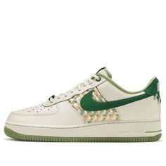 Nike Air Force 1 Low 'NAI-KE Light Bone Gorge Green' FN0369-100 Nike Air Force 1 Low, Air Force 1 Low, Nike Air Force 1, Air Force 1, Nike Air Force, Air Force, Nike Air, Bones, Force