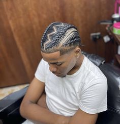 Feed In Braids Men, Freestyle Stitch Braids Men, Braided Hairstyles For Men Cornrows, Men Feed In Braids, Men Braid Styles For Short Hair, 4 Braids Hairstyle Men, Male Stitch Braids Hairstyles, Mens 4 Braids Hairstyles, Braids Hairstyle Men